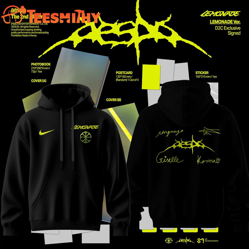 Aespa The 2nd Album LEMONADE 2026 3D Hoodie