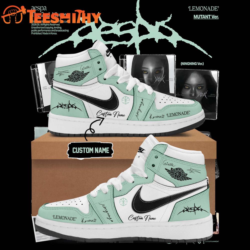 Aespa The 2nd Album LEMONADE 2026 Air Jordan 1 Shoes