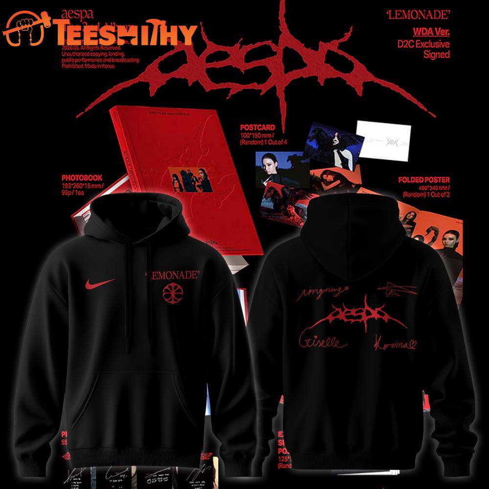 Aespa The 2nd Album LEMONADE 2026 Limited Edition Hoodie