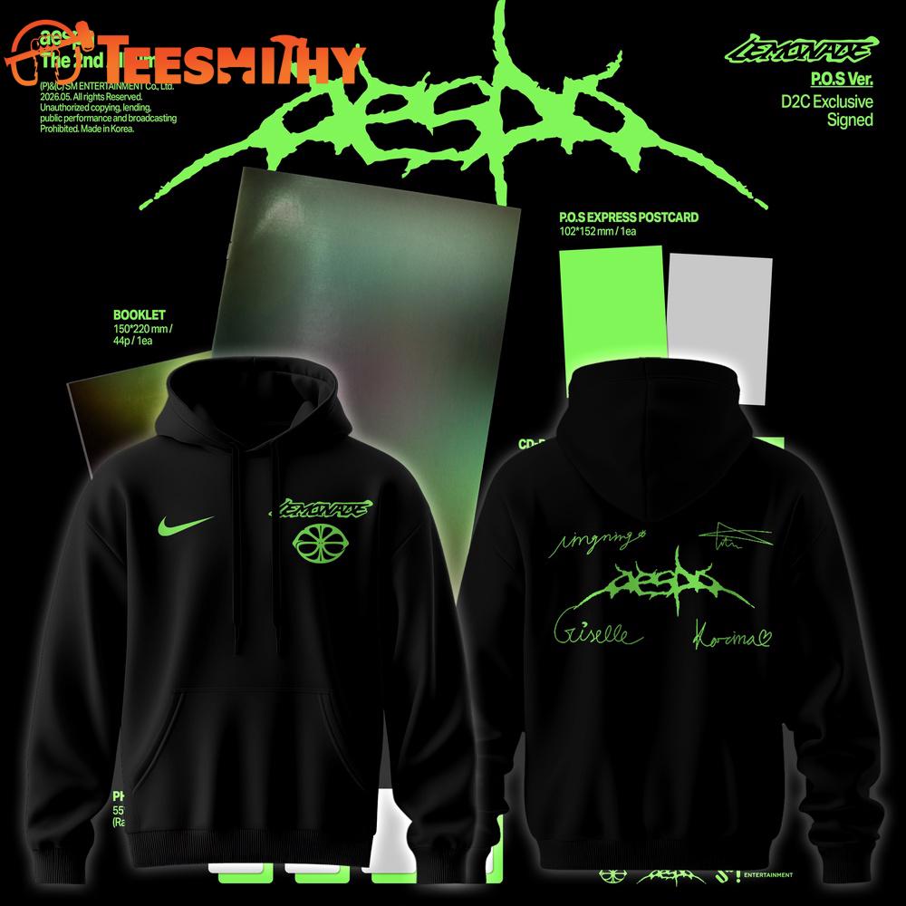 Aespa The 2nd Album LEMONADE 2026 Special New Hoodie