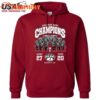 Alabama Crimson Tide 2025 Iron Bowl Champions Six In A Row Hoodie Shirt