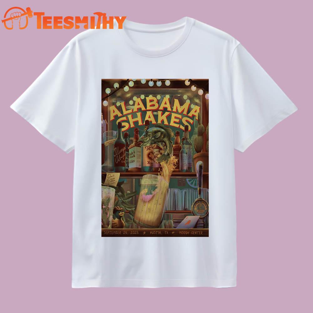 Alabama Shakes Sep 25 2025 Moody Center in Austin TX T Shirt