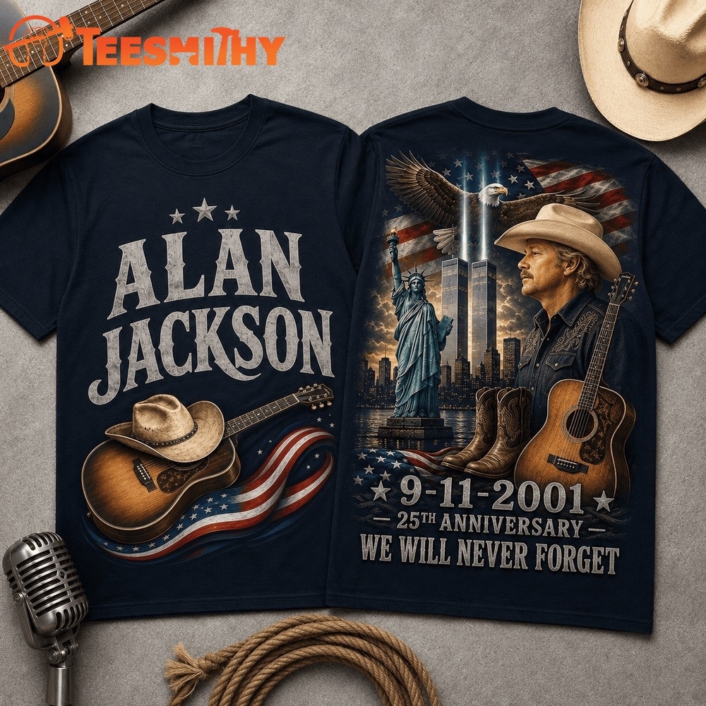 Alan Jackson 911 Memorial 25th Anniversary 3D Shirt