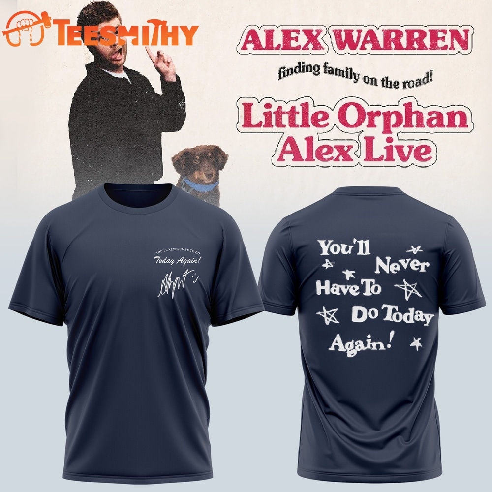 Alex Warren’s Little Orphan Alex Tour 2026 Limited Edition T Shirt