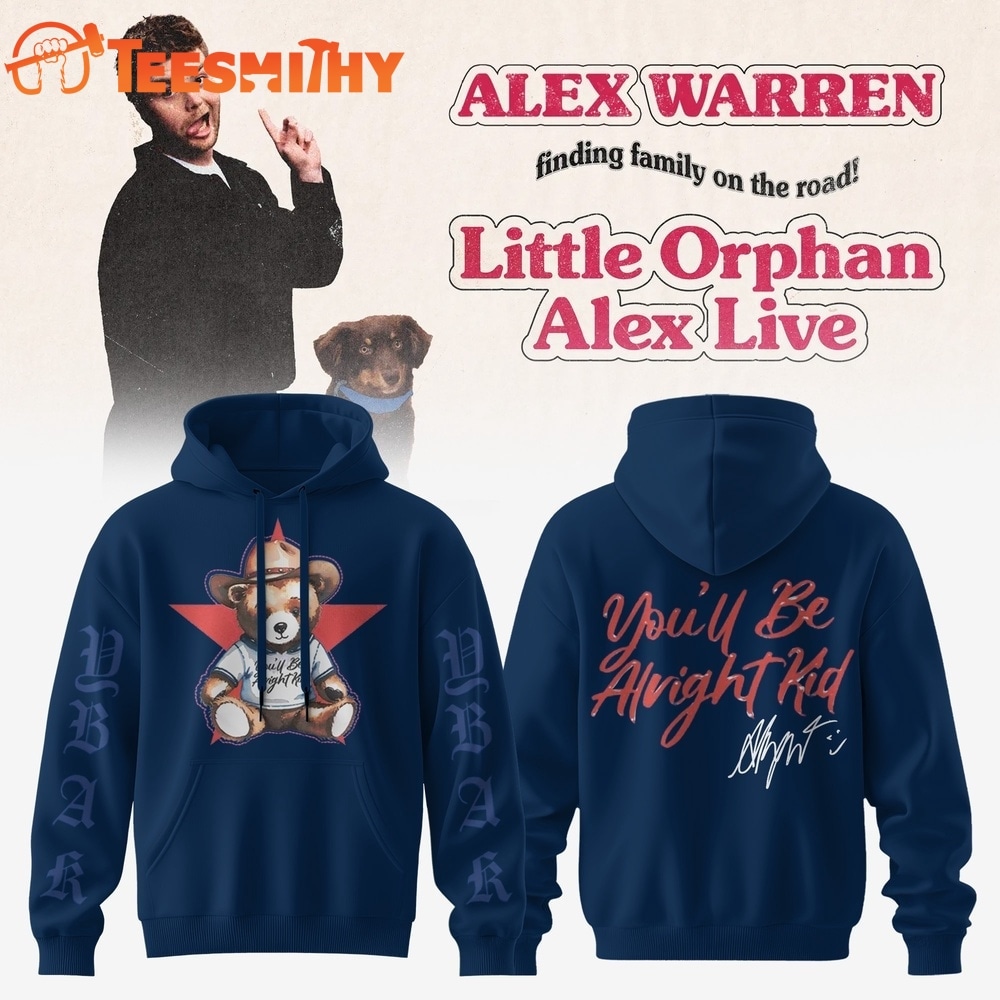 Alex Warren’s Little Orphan Alex Tour 2026 New Design Hoodie