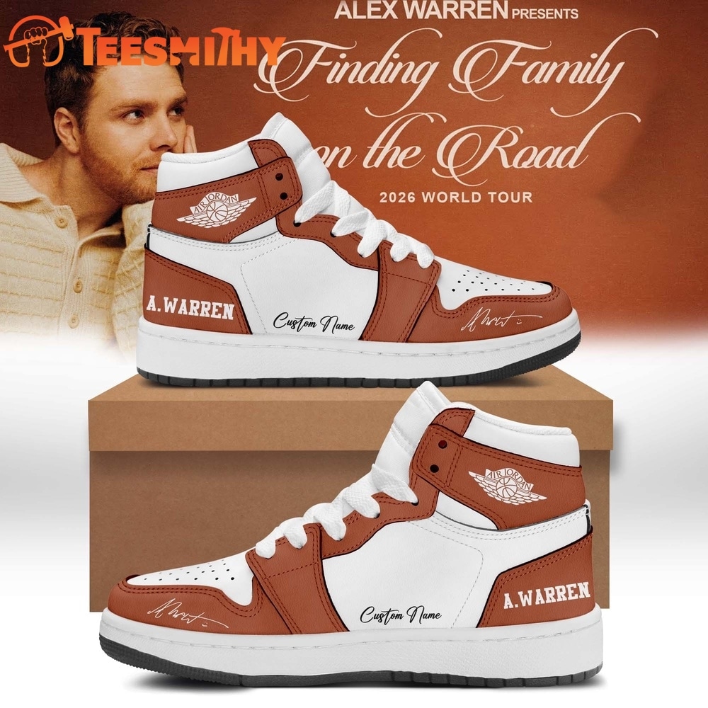 Alex Warren’s Little Orphan Alex Tour 2026 Personalized Air Jordan 1 Hightop Shoes