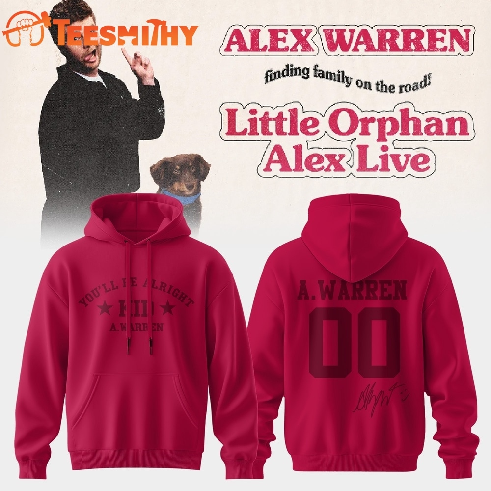 Alex Warren’s Little Orphan Alex Tour 2026 Pesonalized Hoodie