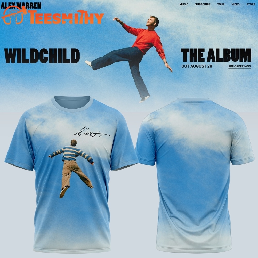 Alex Warren’s Little Orphan Alex Tour 2026 Signature 3D Shirt