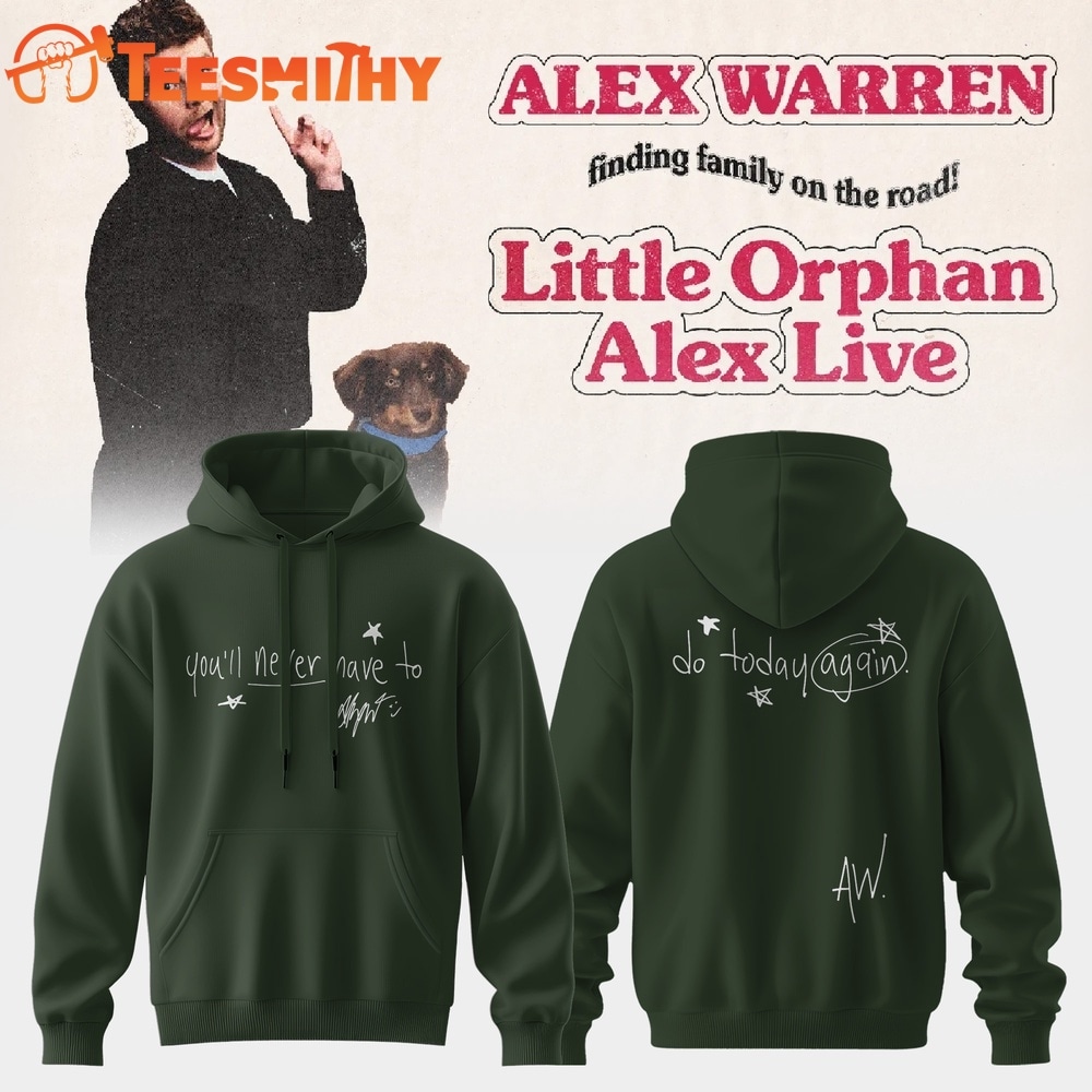 Alex Warren’s Little Orphan Alex Tour 2026 Signed Hoodie