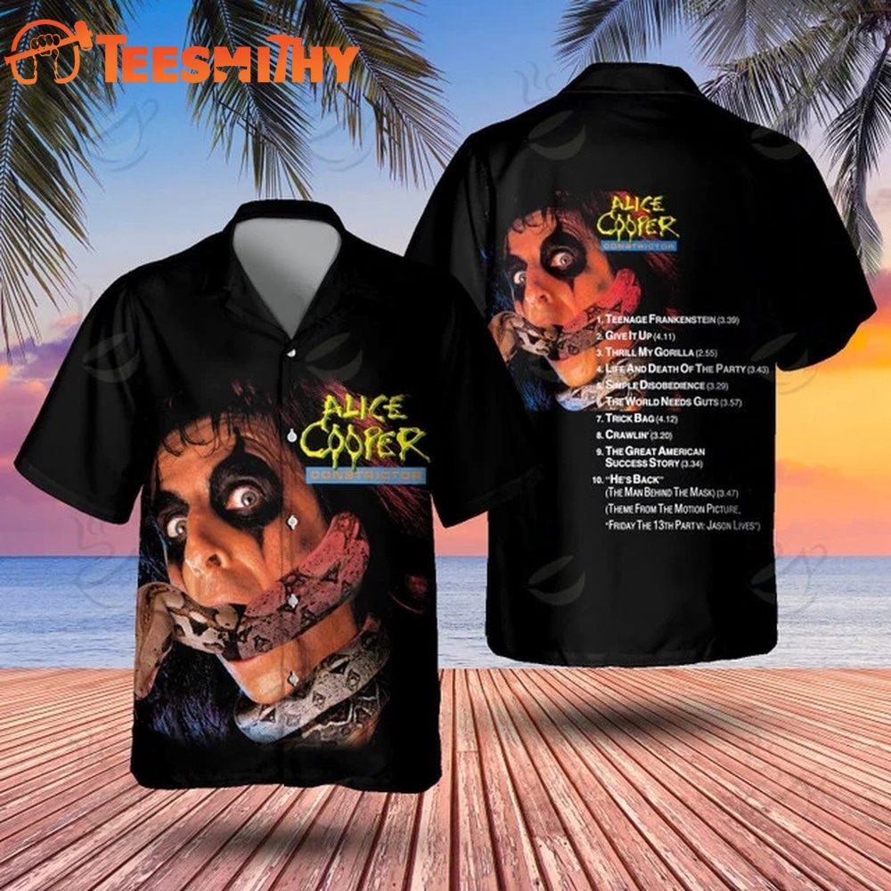 Alice Cooper Constrictor Hawaiian Shirt