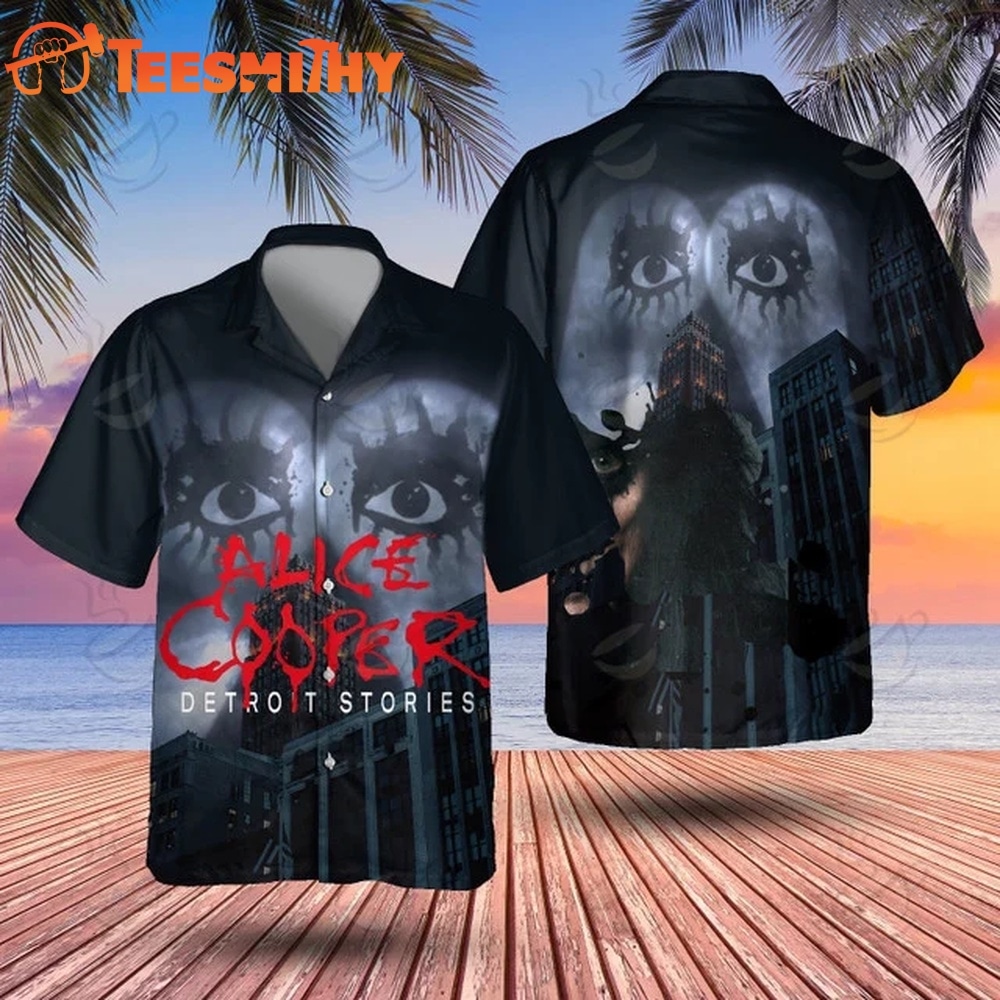 Alice Cooper DETROIT STORIES Hawaiian Shirt