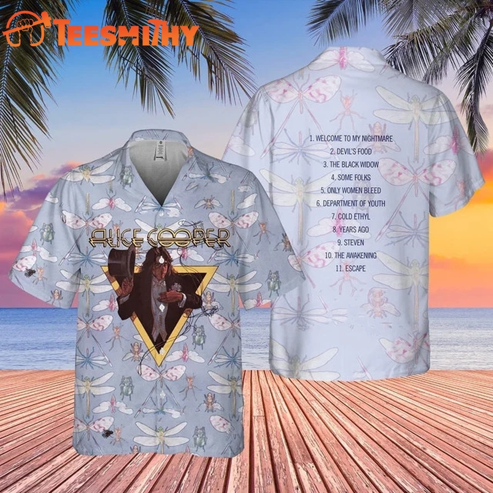 Alice Cooper Welcome to My Nightmare Hawaiian Shirt