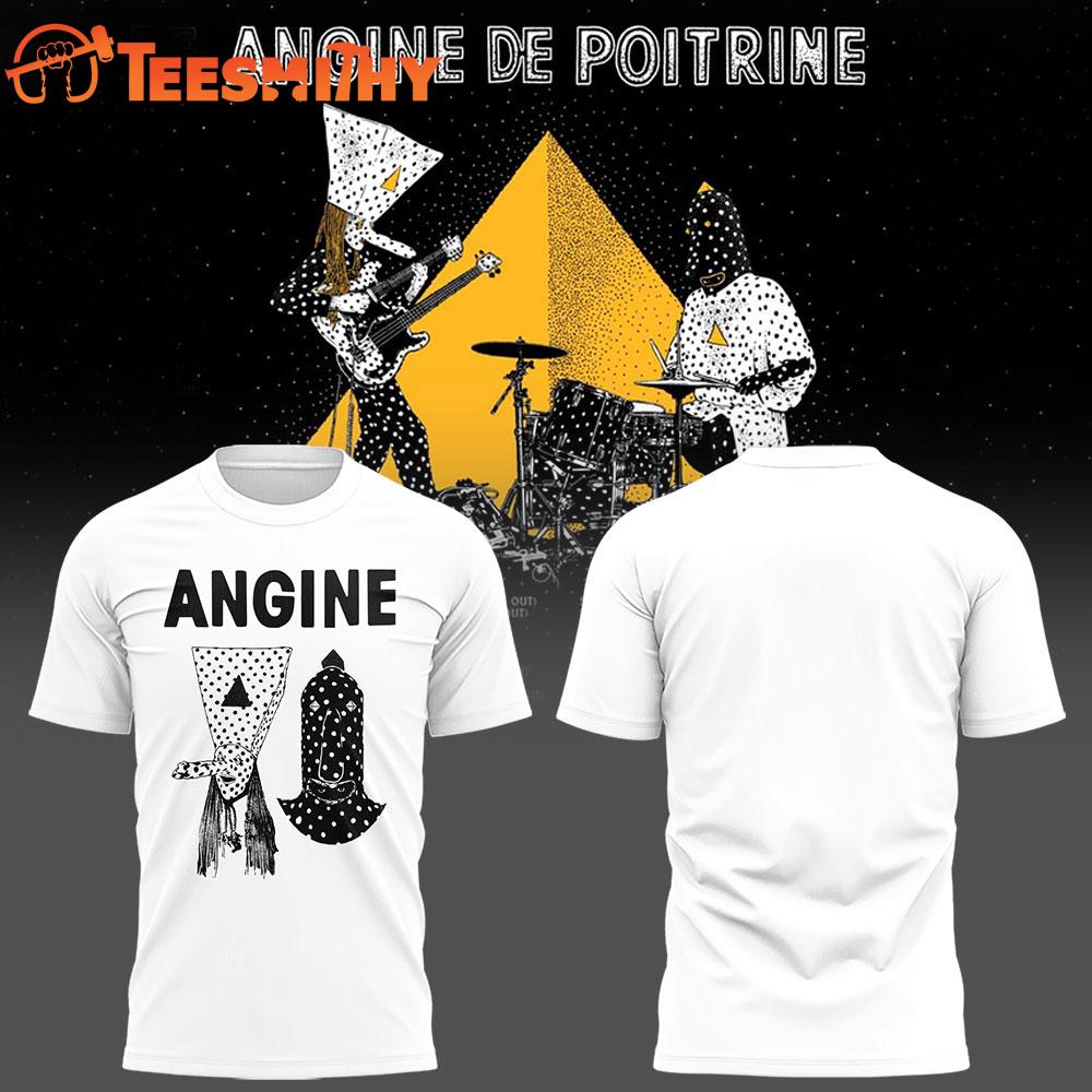 Angine De Poitrine Vol II World Tour 2026 White 3D Shirt