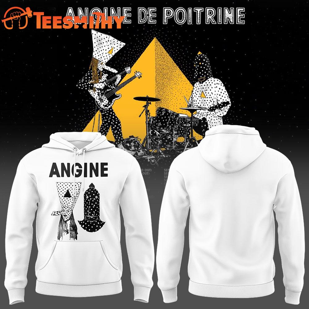 Angine De Poitrine Vol II World Tour 2026 White Hoodie