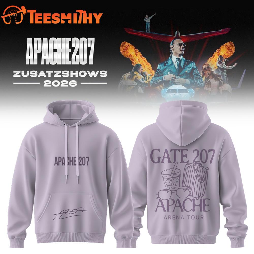 Apache 207 Arena Tour 2026 Zusatzshows Signature 3D Hoodie