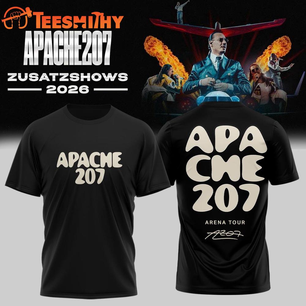 Apache 207 Arena Tour 2026 Zusatzshows Signature Special New T Shirt