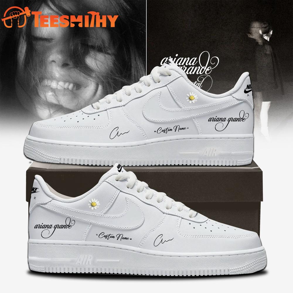 Ariana Grande's Eternal Sunshine Tour 2026 White Air Force 1 Shoes Sneaker