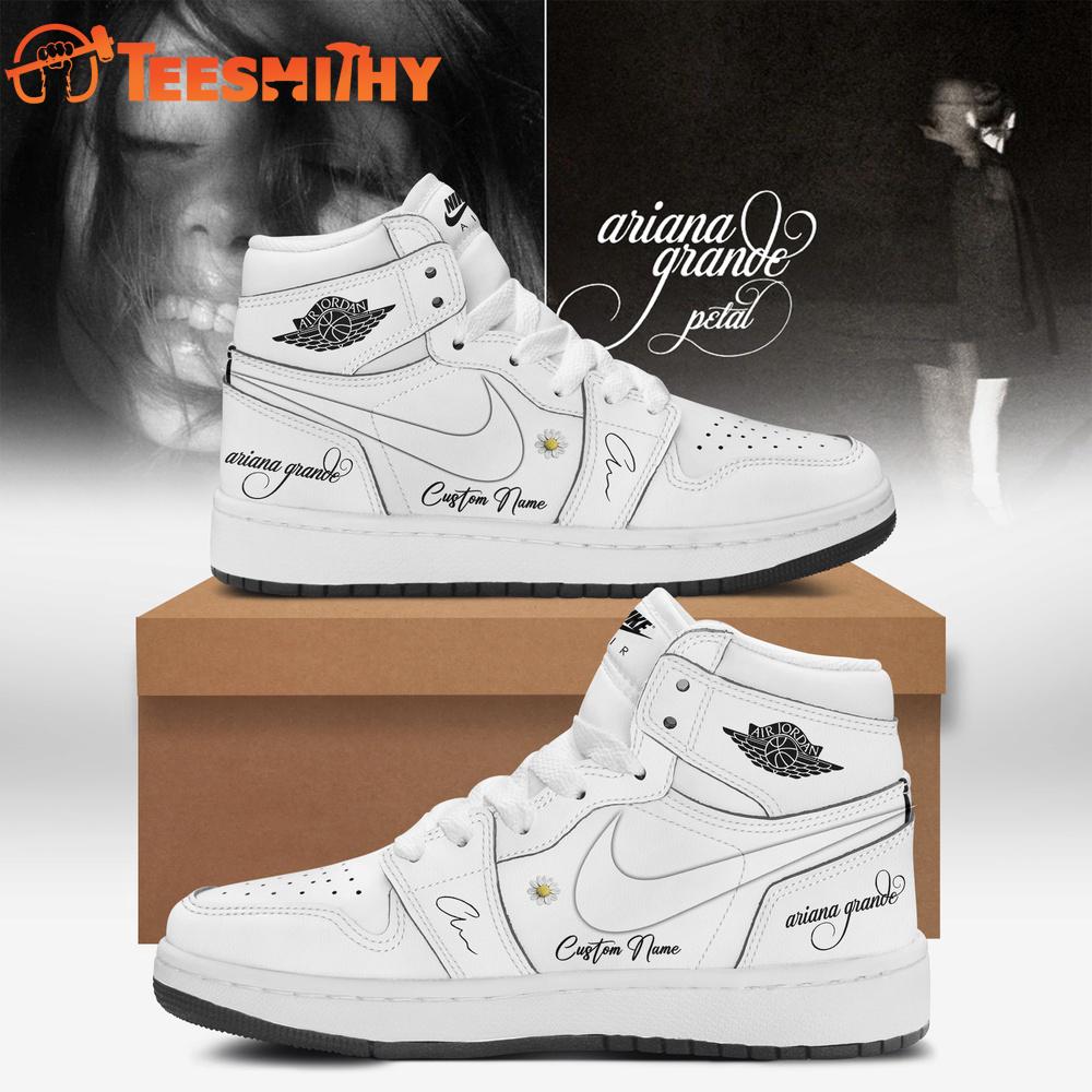 Ariana Grande's Eternal Sunshine Tour 2026 White Air Jordan 1 Hightop Shoes