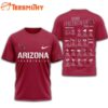 Arizona Cardinals 2025 Football Schedule Unisex 3D Shirt