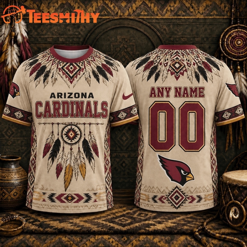 Arizona Cardinals 2026 NFL Native American Heritage 3D Shirt