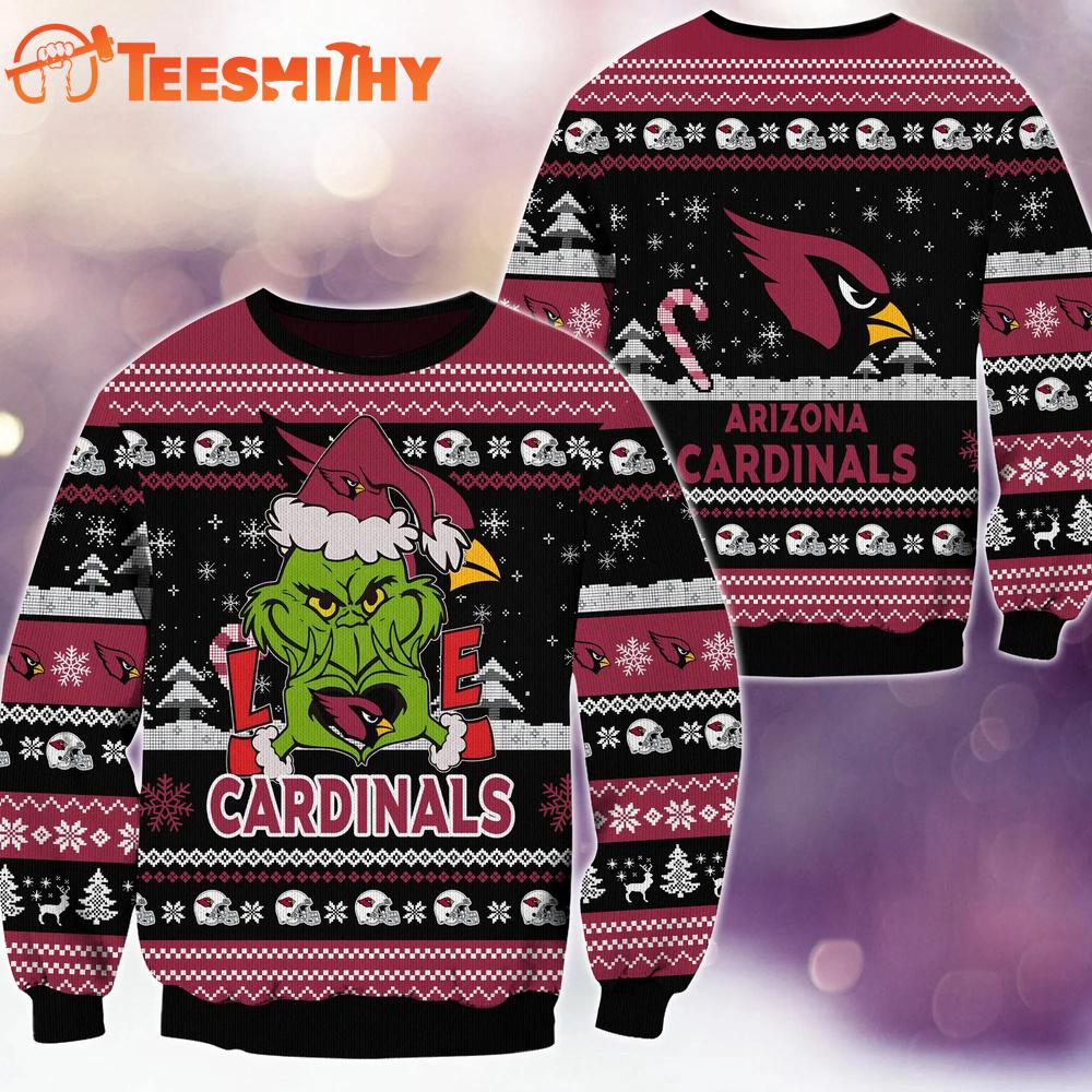 Arizona Cardinals NFL Grinch Football Limited Ugly Christmas Sweater