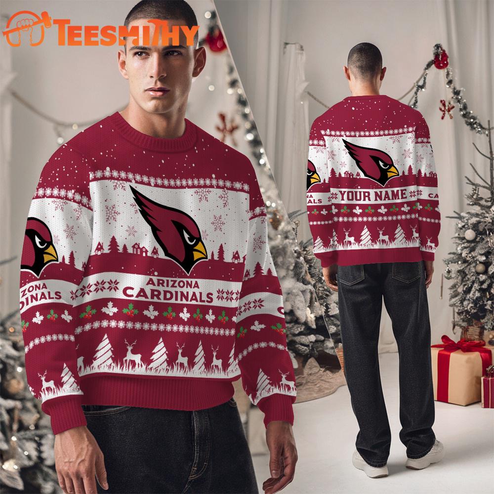 Arizona Cardinals NFL Snow Ugly Christmas Sweater