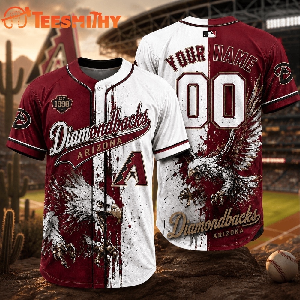 Arizona Diamondbacks 2026 MLB Eagle America Personalized Baseball Jersey