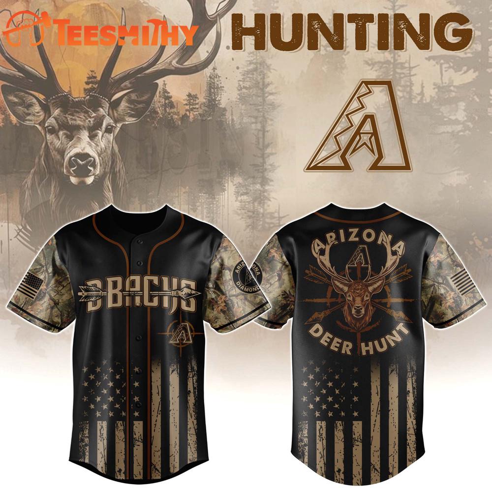 Arizona Diamondbacks x Deer Hunting Limited Edition Custom Baseball Jersey