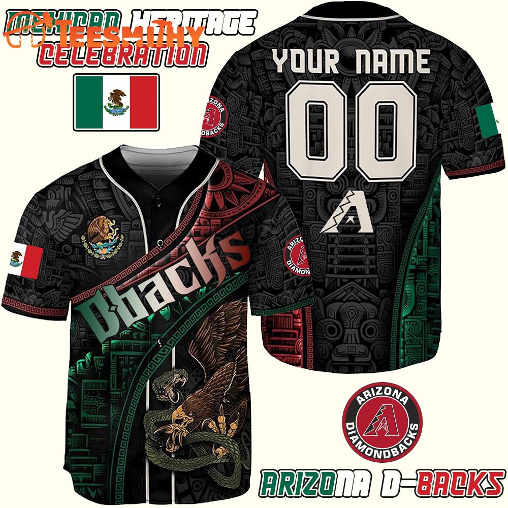 Arizona Diamondbacks x Mexican Heritage Celebration Custom Baseball Jersey