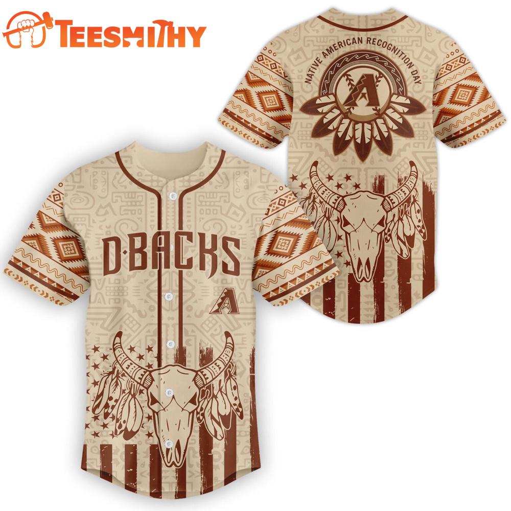 Arizona Diamondbacks x Native American Custom Baseball Jersey