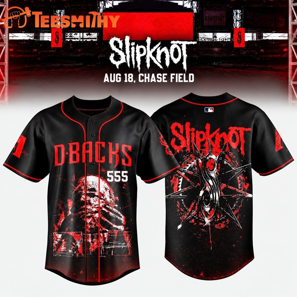 Arizona Diamondbacks x Slipknot Stadium Tour 2027 Limited Edition Baseball Jersey