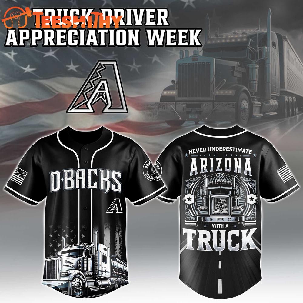 Arizona Diamondbacks x Truck Driver Limited Custom Baseball Jersey