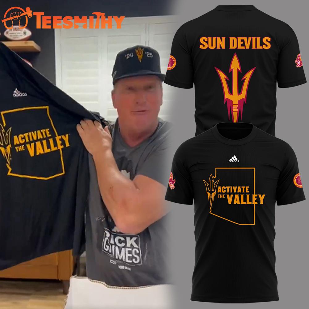 Arizona State Sun Devils ACTIVATE THE VALLEY 3D Shirt