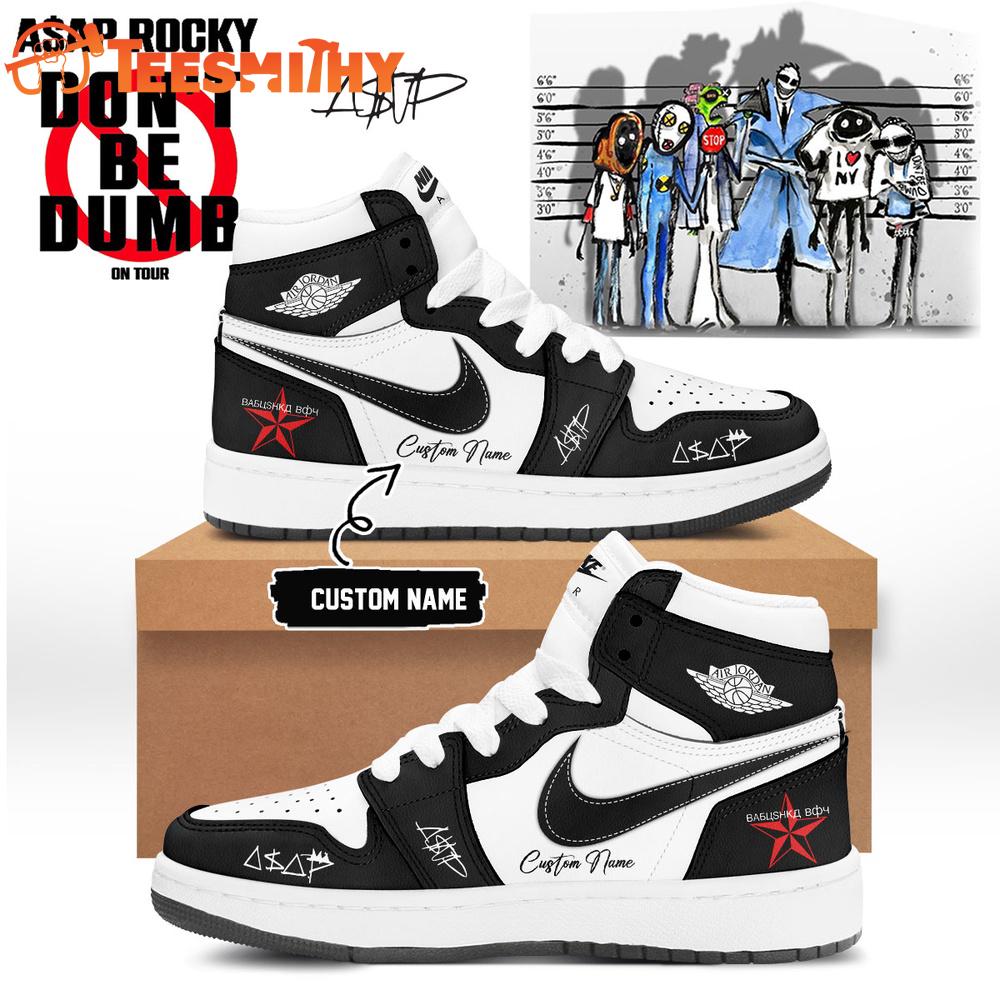 ASAP Rocky Don’t Be Dumb Tour 2026 Black Air Jordan 1 Shoes
