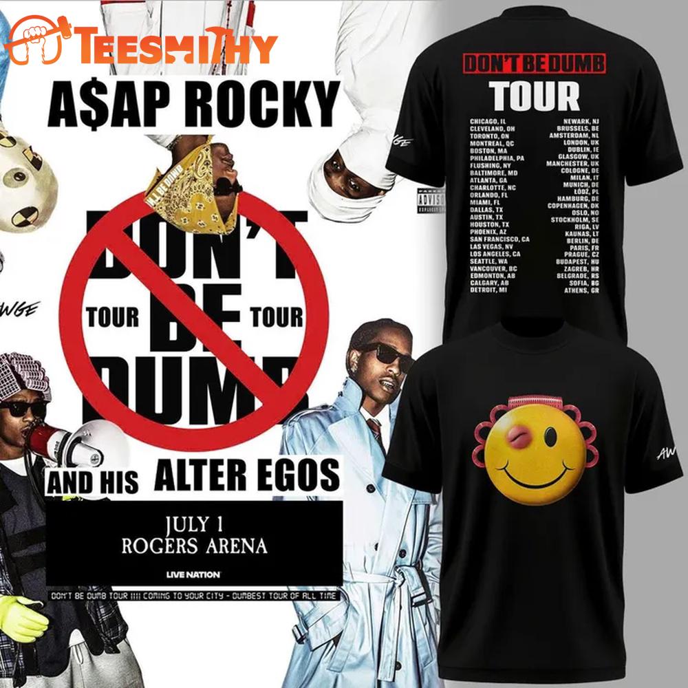 ASAP Rocky Don't Be Dumb Tour 2026 T-Shirt
