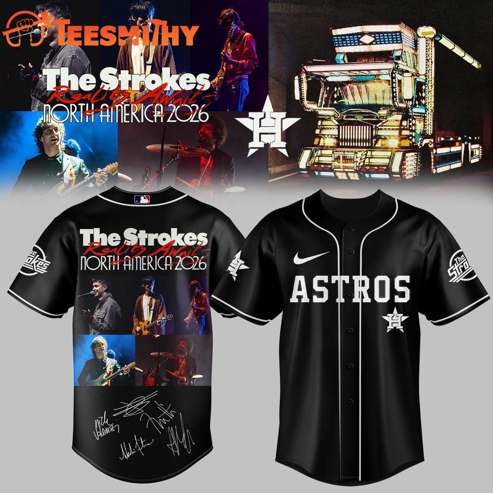 Astros x The Strokes Reality Awaits North America 2026 Signature Baseball Jersey