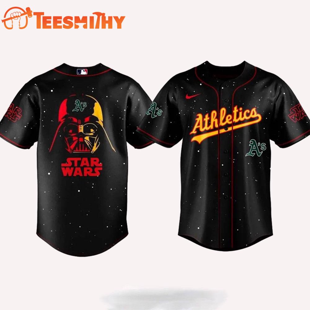Athletics Star Wars Night Baseball Jersey Athletics Star Wars Night Baseball Jersey