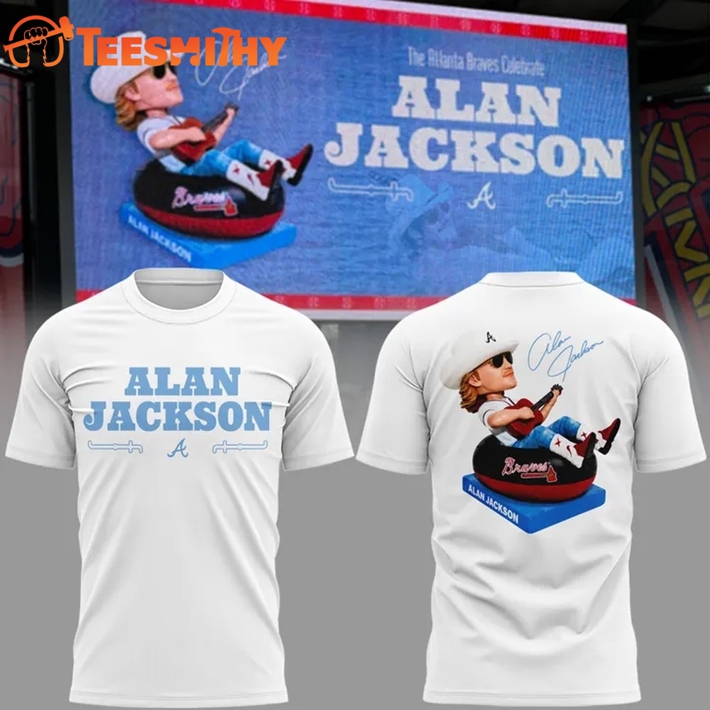 Atlanta Braves Alan Jackson Celebration Night 2026 White T Shirt