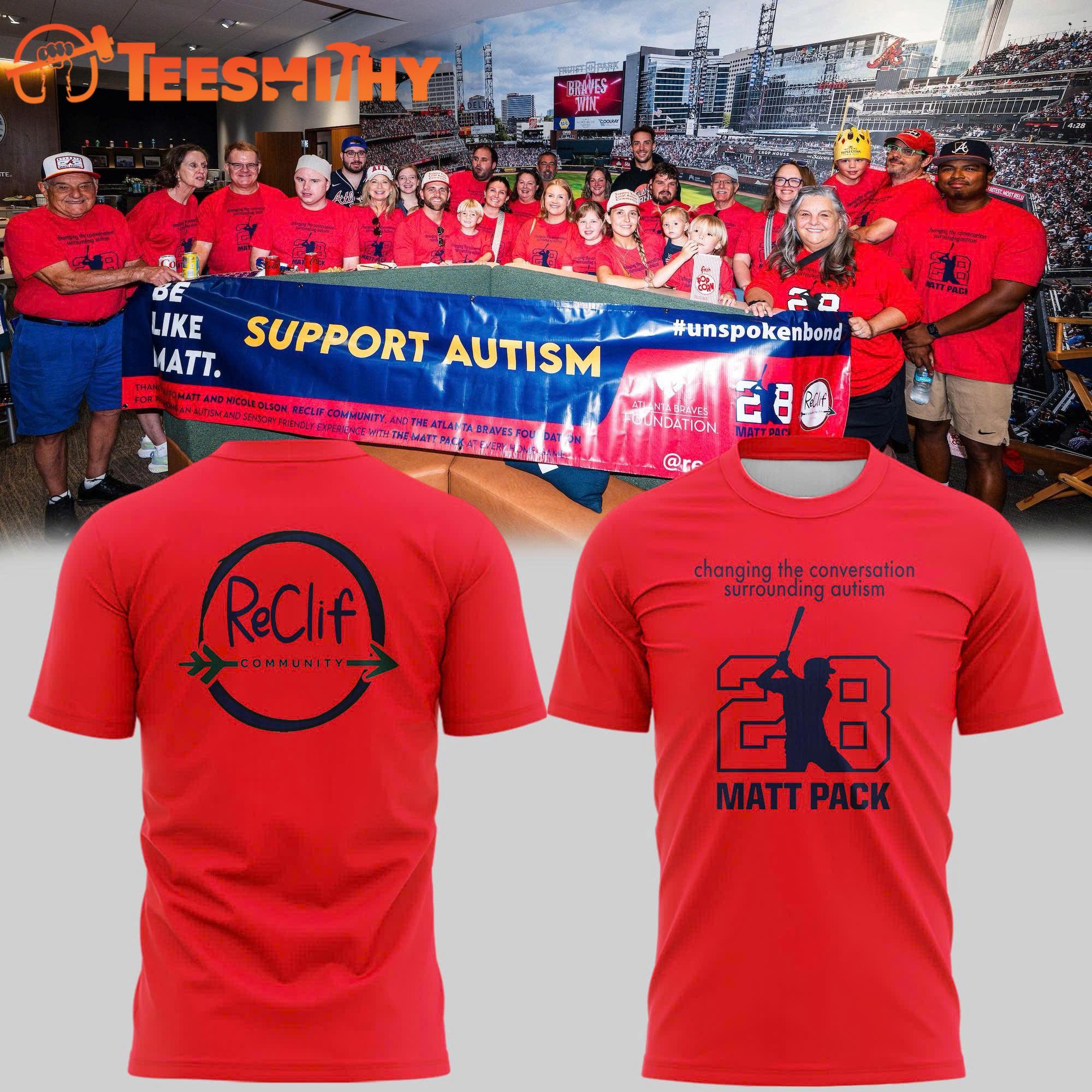 Atlanta Braves Autism Awareness Day 2025 Limited Edition 3D Shirt Atlanta Braves Autism Awareness Day 2025 Limited Edition 3D Shirt