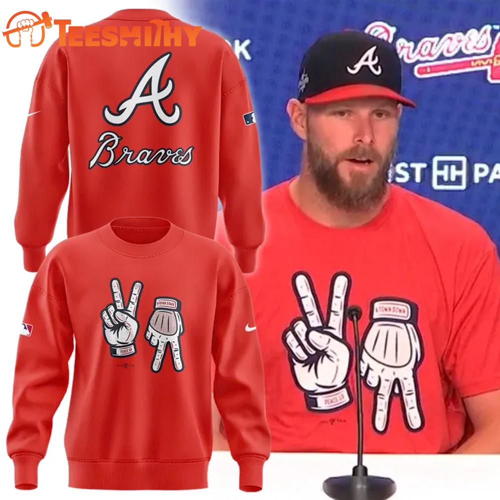 Atlanta Braves Peace Up A-Town Down 2026 Sweatshirt