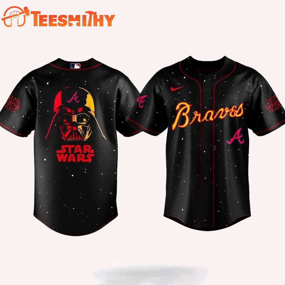 Atlanta Braves Star Wars Night Baseball Jersey Atlanta Braves Star Wars Night Baseball Jersey