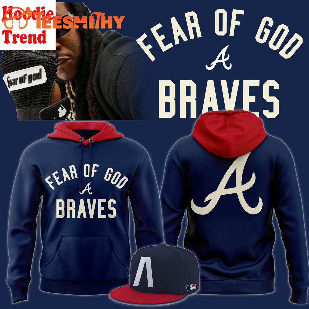 Atlanta Braves x Essentials Fear Of God Atlanta Capsule 2025 MLB All-Star Week Hoodie Shirt