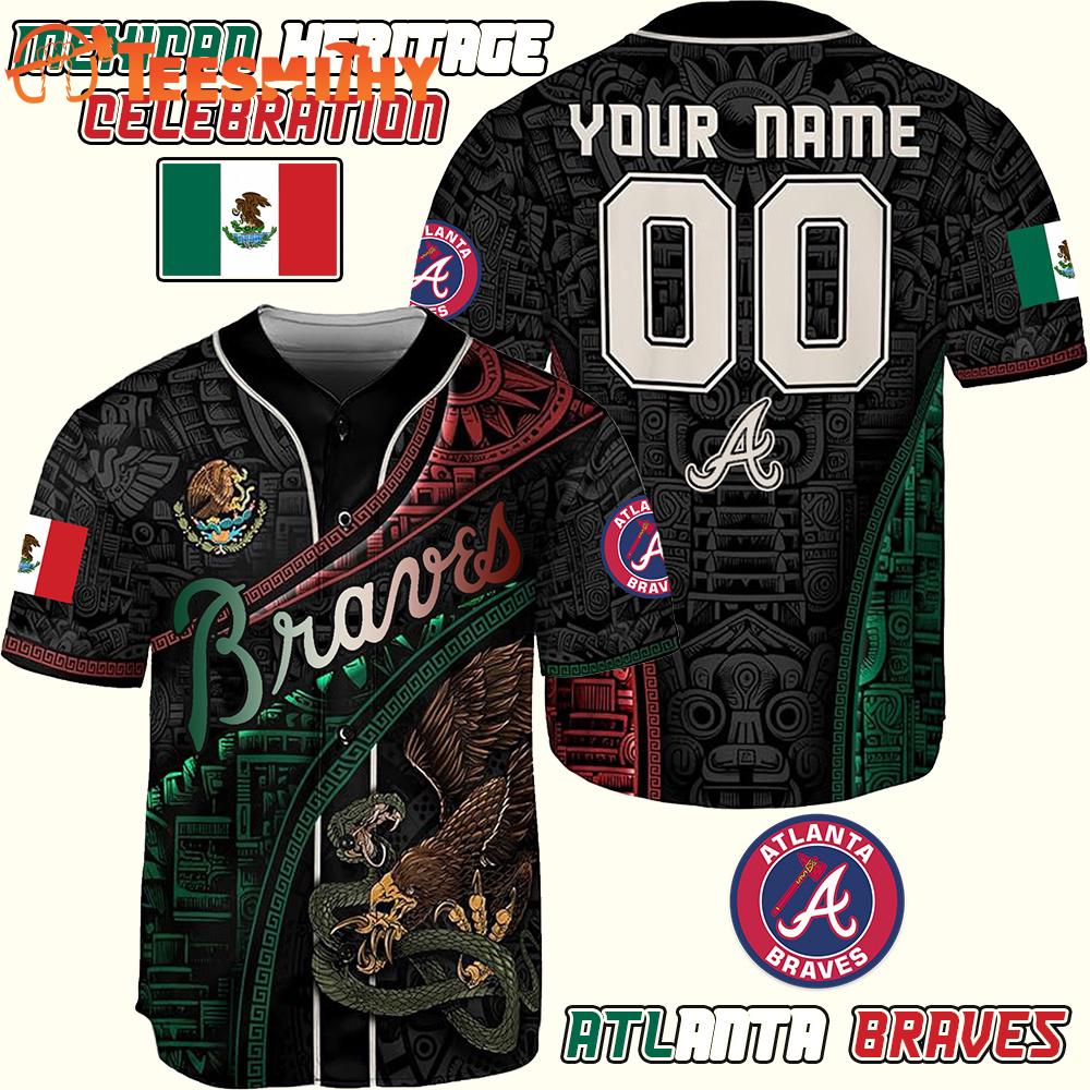 Atlanta Braves x Mexican Heritage Celebration Custom Baseball Jersey