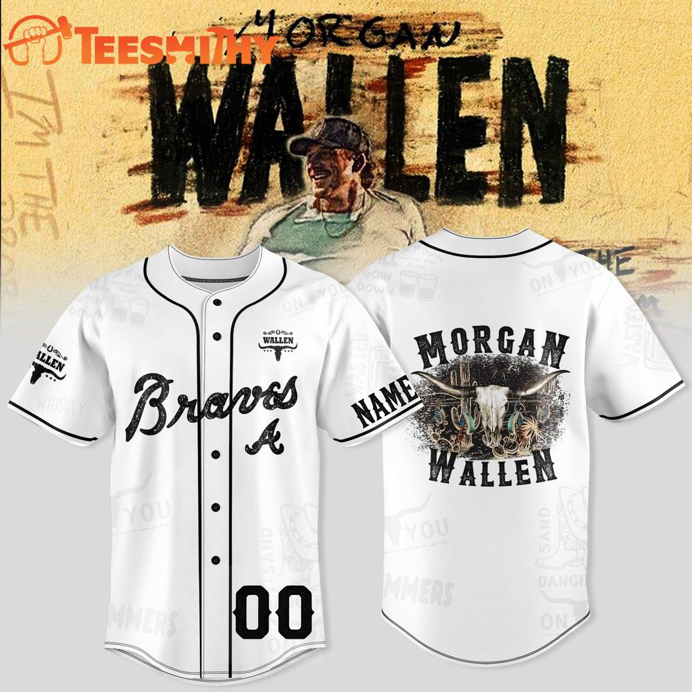 Atlanta Braves x Morgan Wallen Limited Edition Baseball Jersey