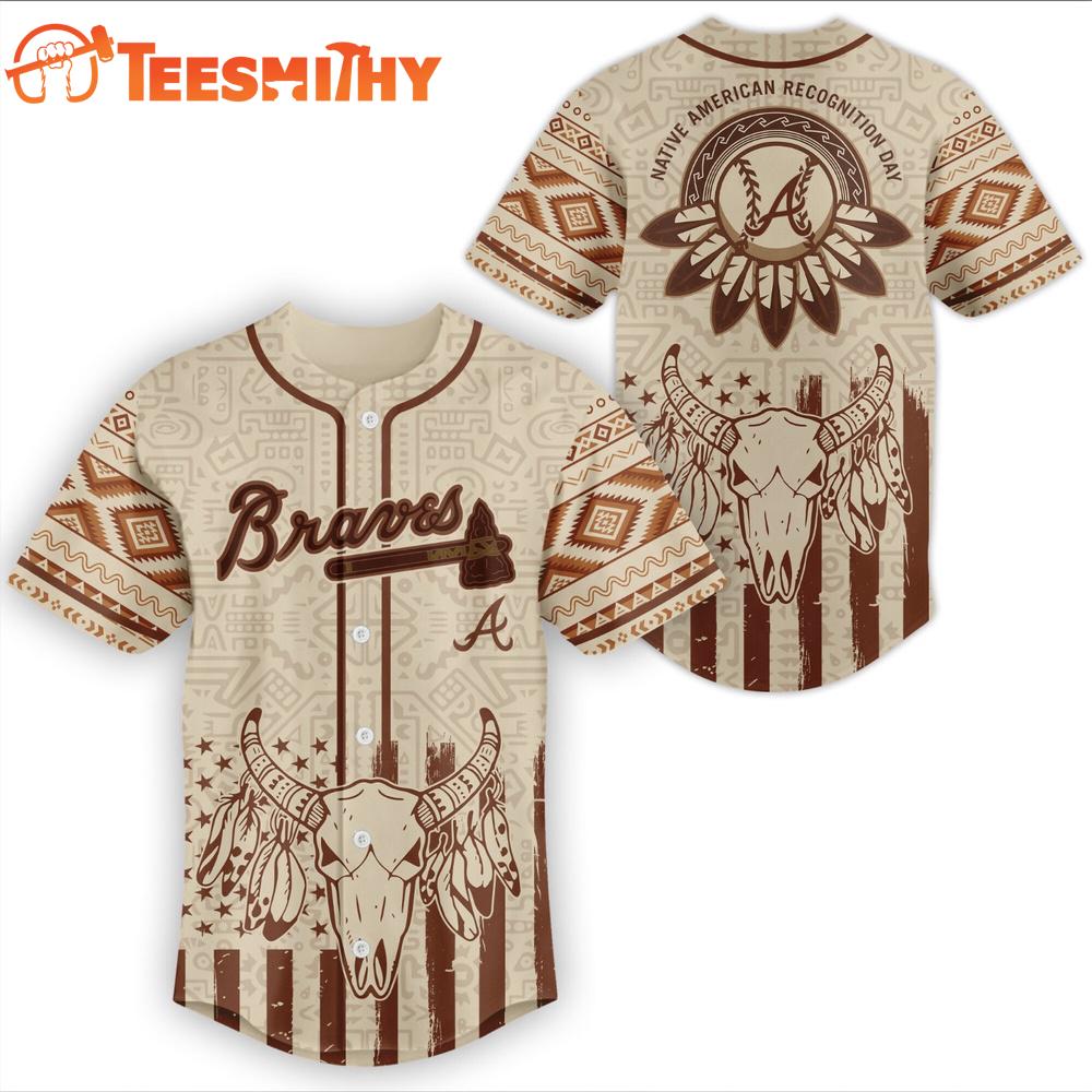 Atlanta Braves x Native American Limited Edition Custom Baseball Jersey