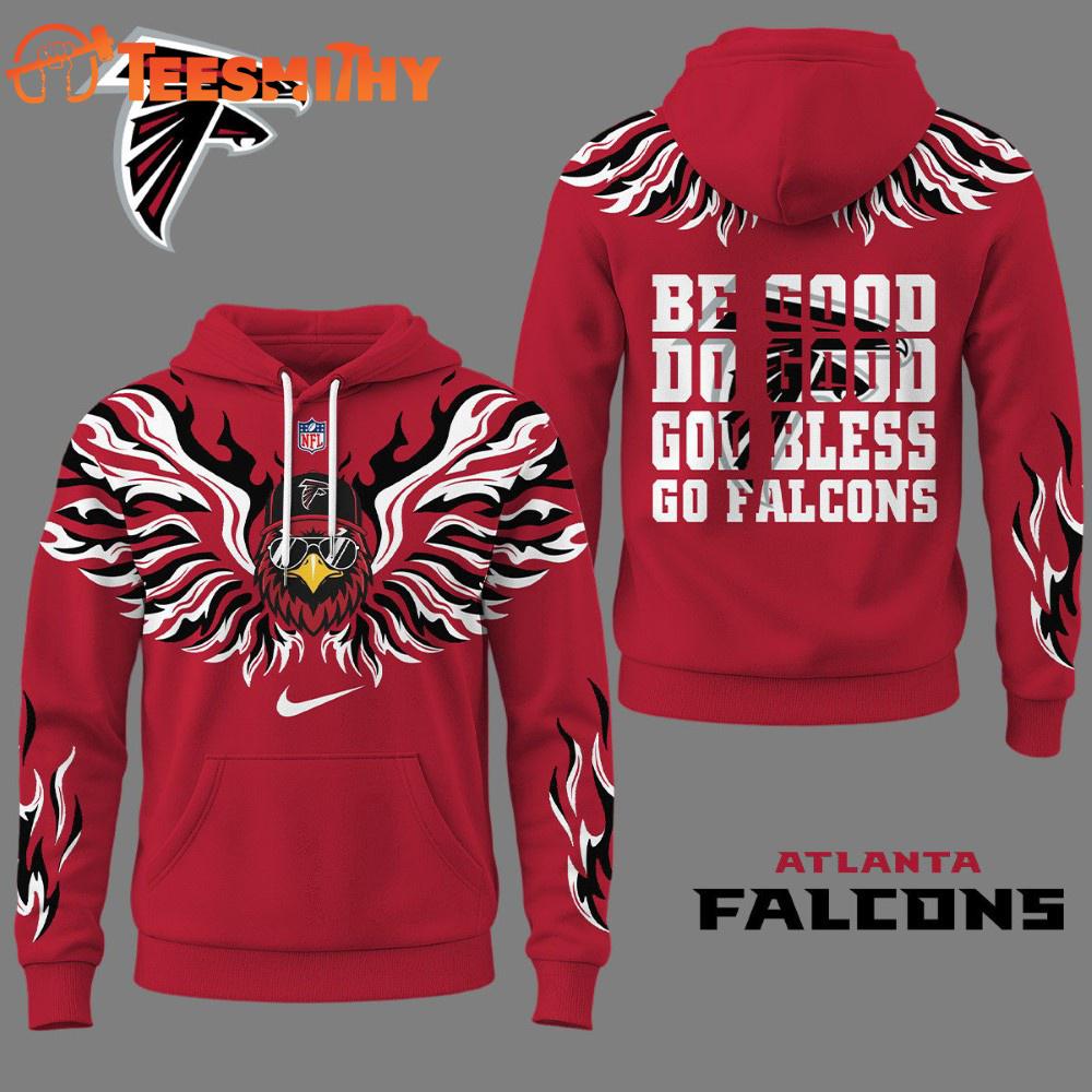 Atlanta Falcons 2025 NFL Fire Wings All Over Print Hoodie Shirt