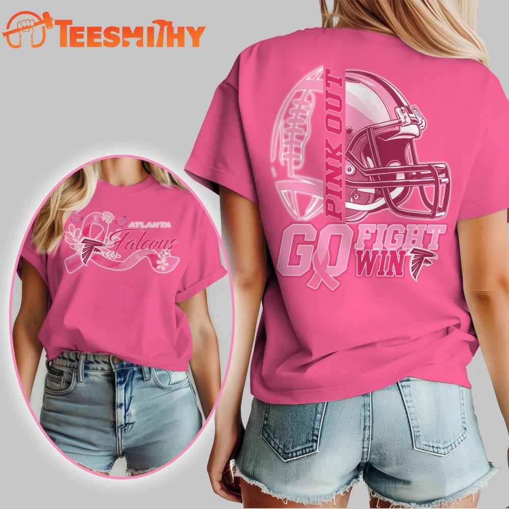 Atlanta Falcons 2025 NFL Tackle Breast Cancer Unisex 3D Shirt Atlanta Falcons 2025 NFL Tackle Breast Cancer Unisex 3D Shirt