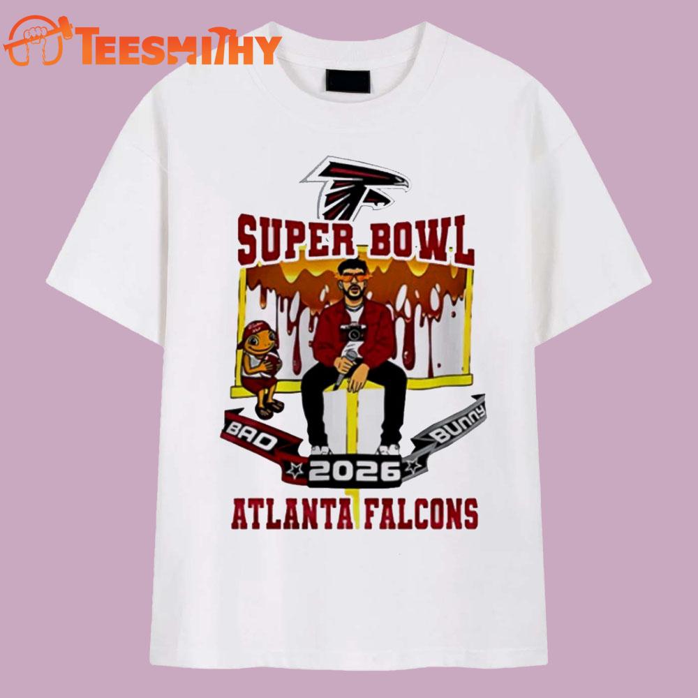 Atlanta Falcons 2026 NFL Bad Bunny Super Bowl LX 2026 Vintage T Shirt