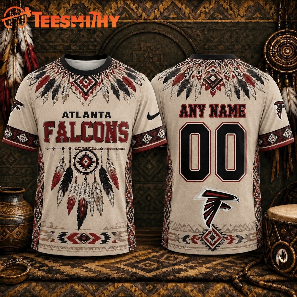 Atlanta Falcons 2026 NFL Native American Heritage 3D Shirt