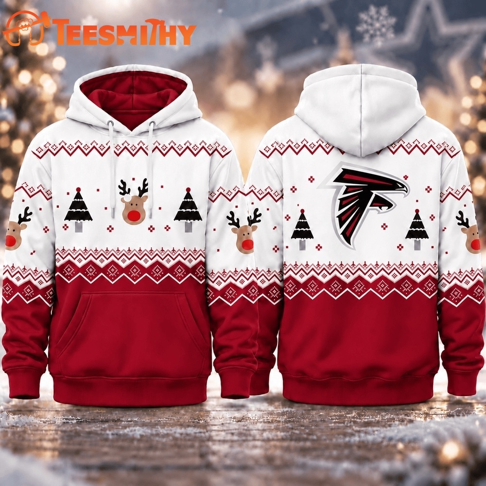 Atlanta Falcons NFL Christmas Game Day Hoodie Shirt